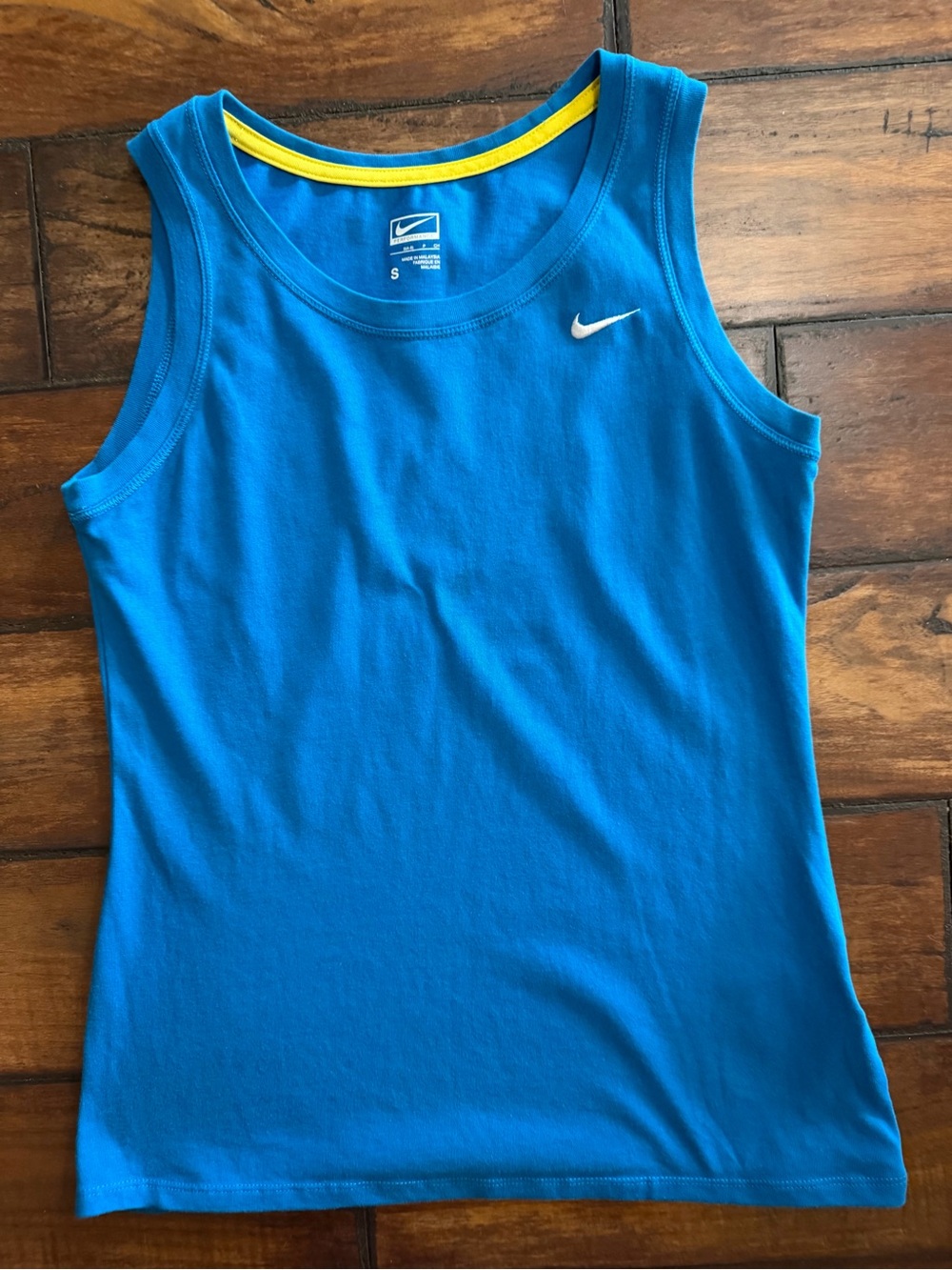 Nike Blue Tank Top with White Logo